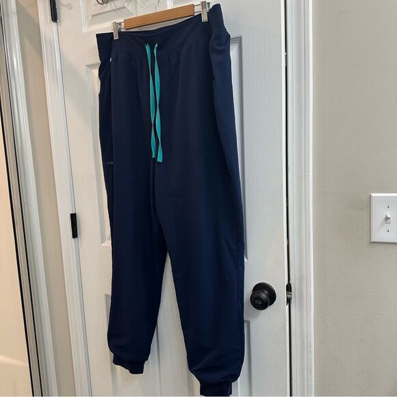 Zamora figs women's FREEx Lined Jogger Scrub Pants navy size XXLT - Picture 3 of 9